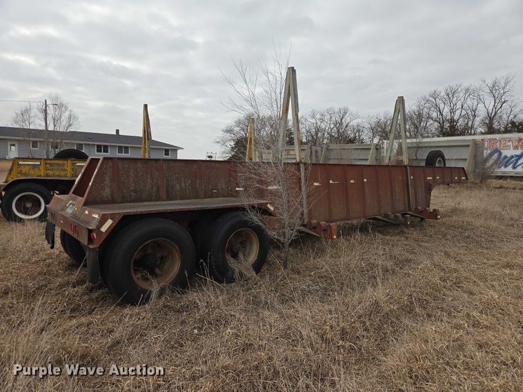 image for item EV5551 Shop built precast concrete panel trailer