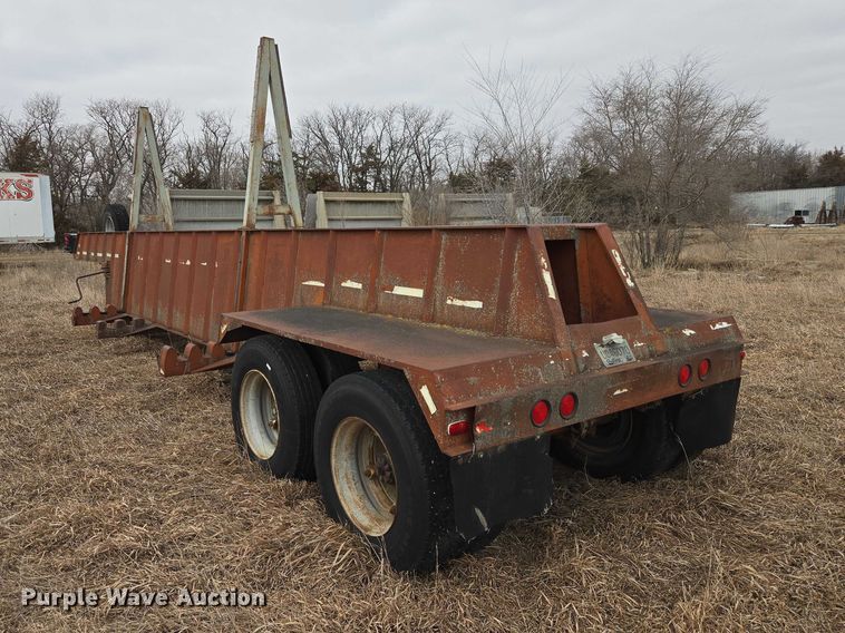 image for item EV5551 Shop built precast concrete panel trailer