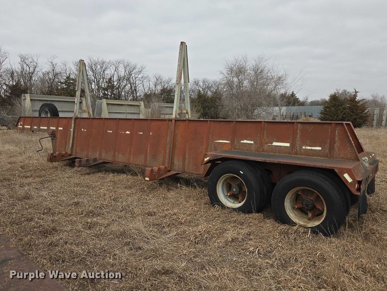 image for item EV5551 Shop built precast concrete panel trailer
