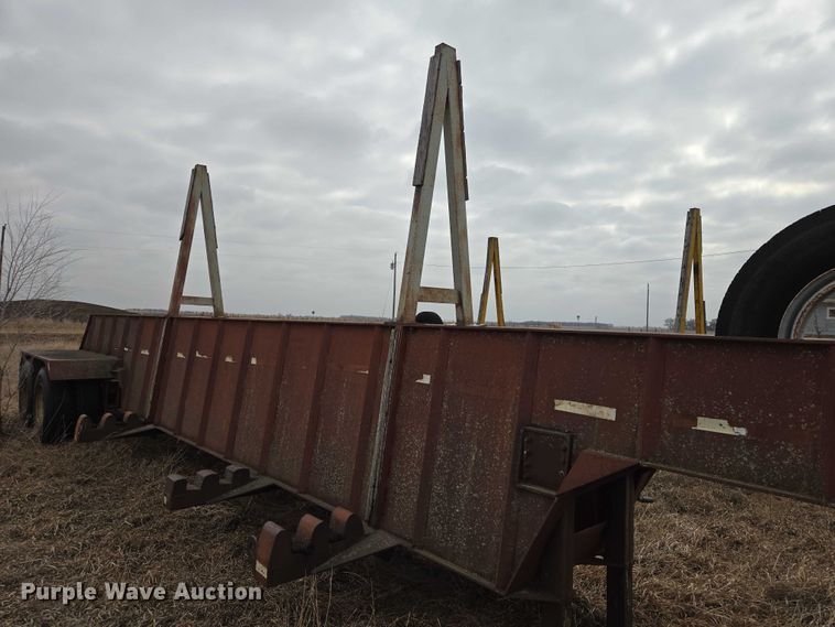 image for item EV5551 Shop built precast concrete panel trailer