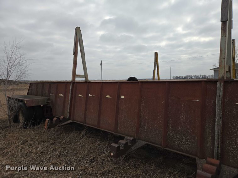 image for item EV5551 Shop built precast concrete panel trailer