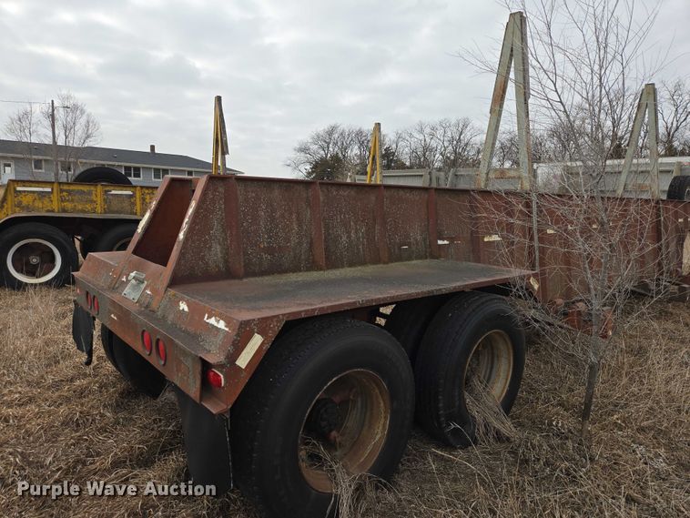 image for item EV5551 Shop built precast concrete panel trailer