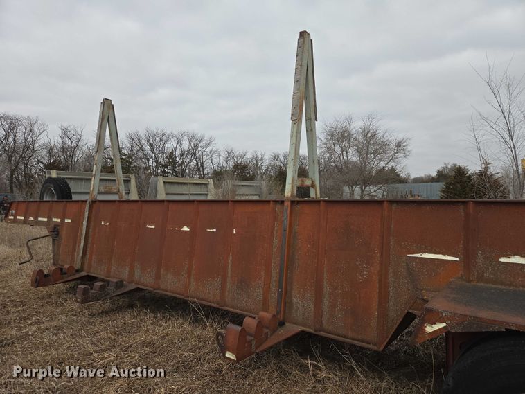 image for item EV5551 Shop built precast concrete panel trailer