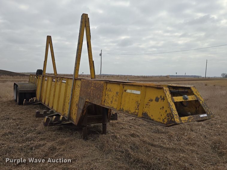 image for item EV5552 Shop built precast concrete panel trailer