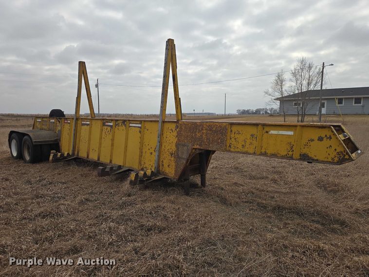 image for item EV5552 Shop built precast concrete panel trailer