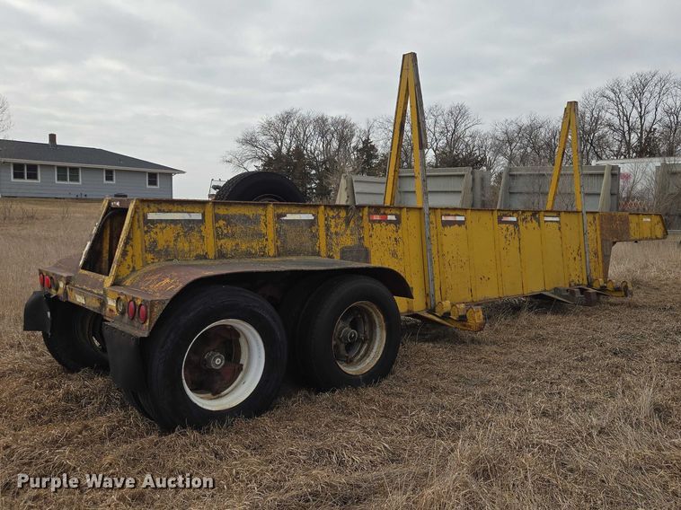 image for item EV5552 Shop built precast concrete panel trailer