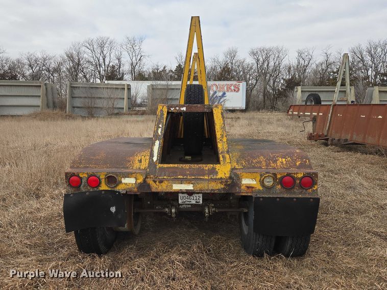 image for item EV5552 Shop built precast concrete panel trailer