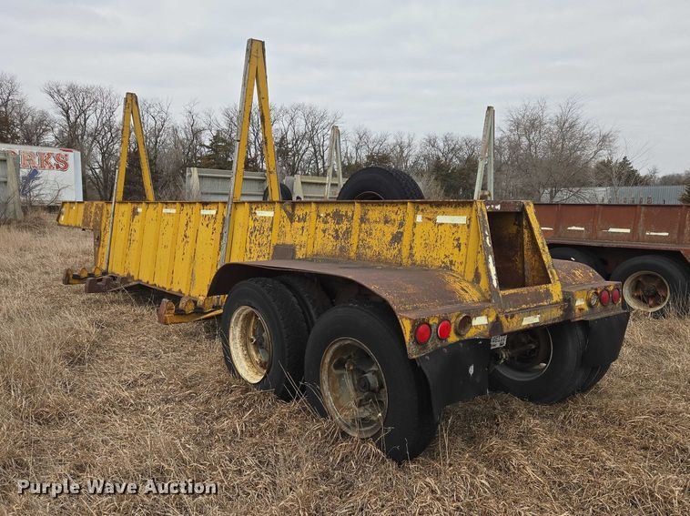 image for item EV5552 Shop built precast concrete panel trailer