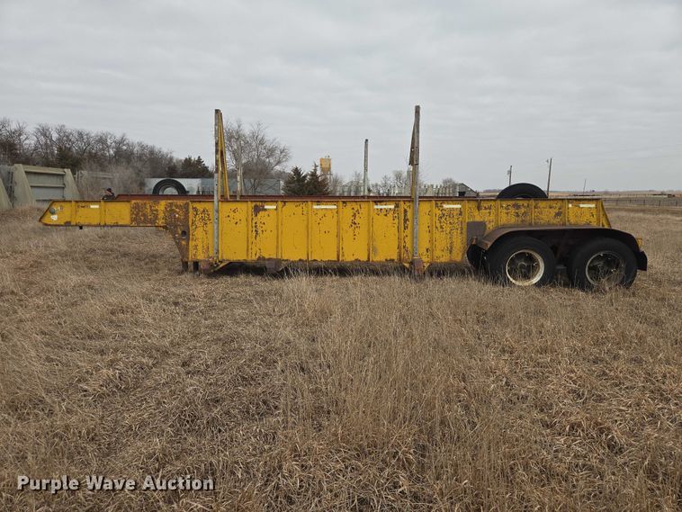 image for item EV5552 Shop built precast concrete panel trailer