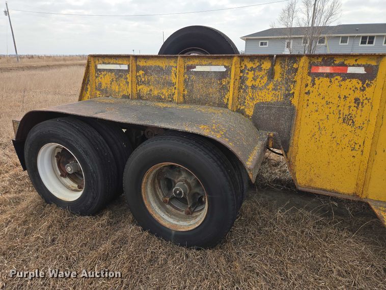 image for item EV5552 Shop built precast concrete panel trailer