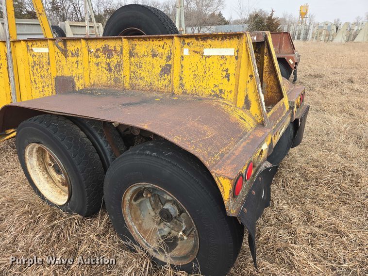 image for item EV5552 Shop built precast concrete panel trailer