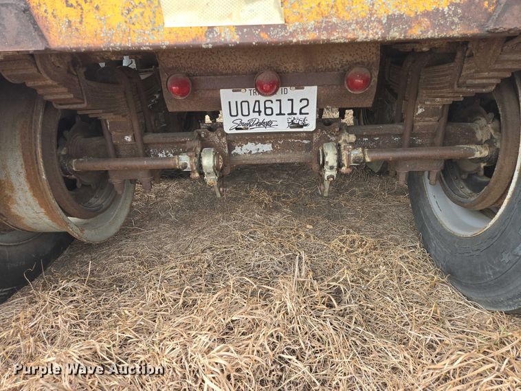 image for item EV5552 Shop built precast concrete panel trailer