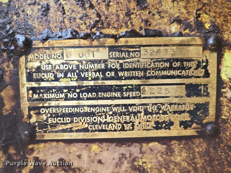 image for item EV5572 1962 Terex TS-14 scraper