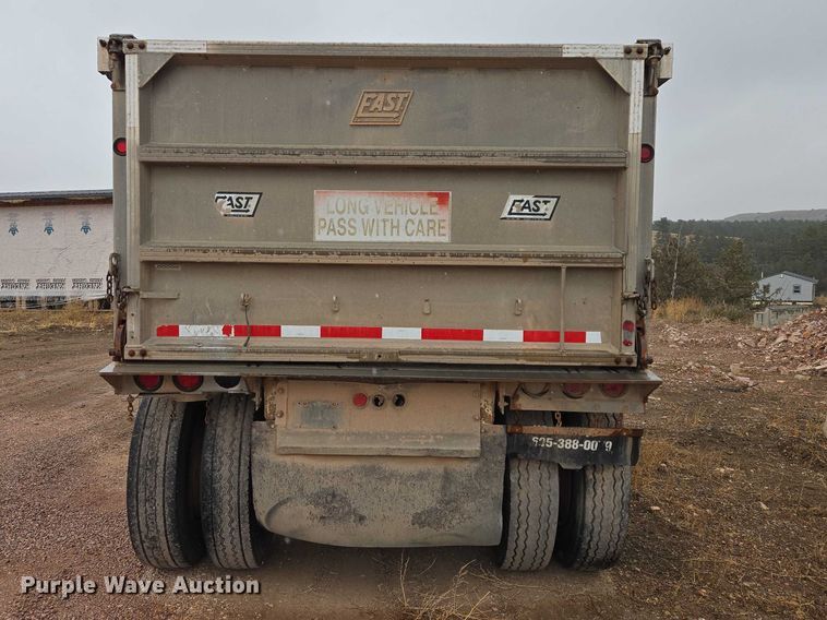 image for item EV5575 1994 Cornhusker end dump pup trailer