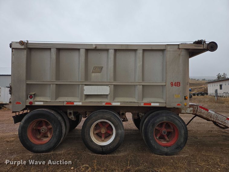 image for item EV5575 1994 Cornhusker end dump pup trailer