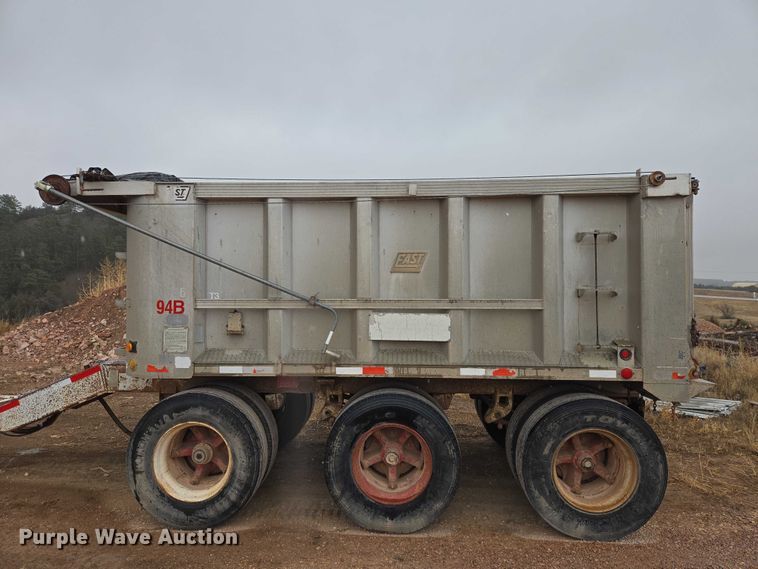 image for item EV5575 1994 Cornhusker end dump pup trailer