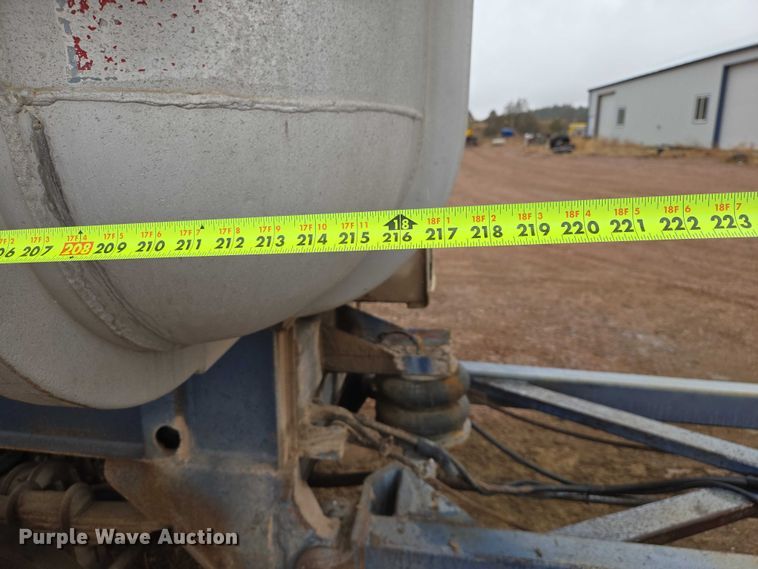 image for item EV5576 1980 Fruenauf end dump pup trailer