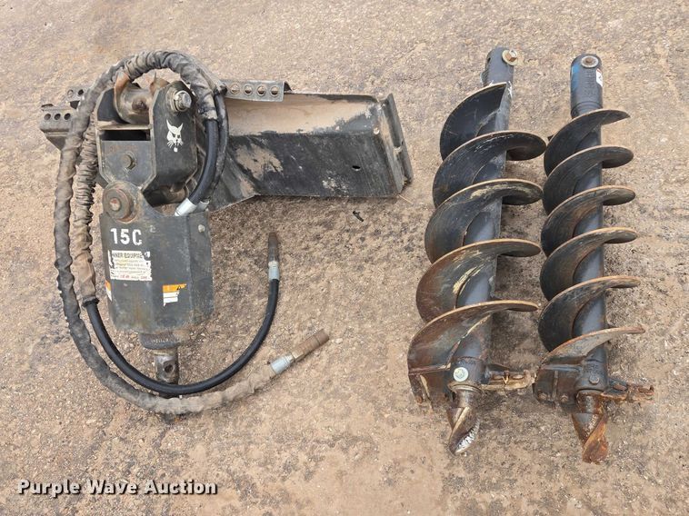 image for item EV5578 2015 Bobcat 15C skid steer auger