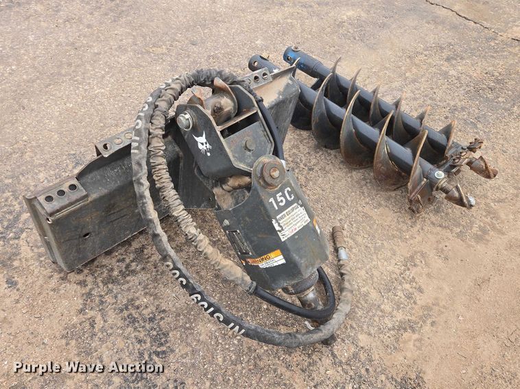 image for item EV5578 2015 Bobcat 15C skid steer auger
