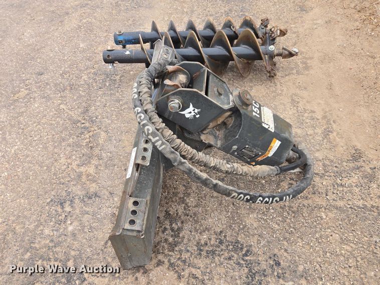 image for item EV5578 2015 Bobcat 15C skid steer auger