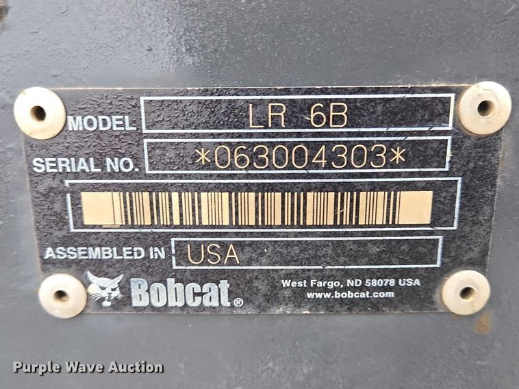 image for item EV5580 Bobcat LR 6B skid steer landscape rake