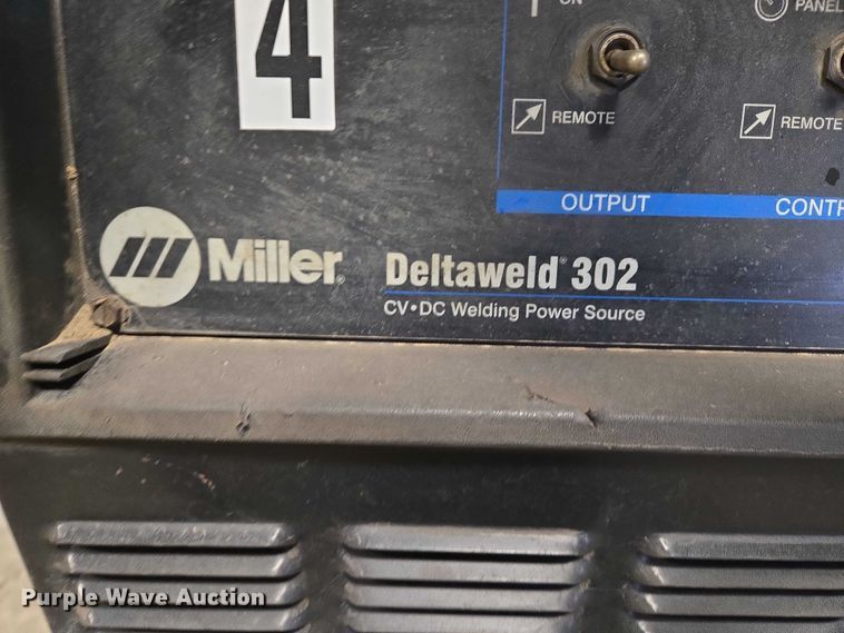 image for item EV5610 Miller Deltaweld 302 welder