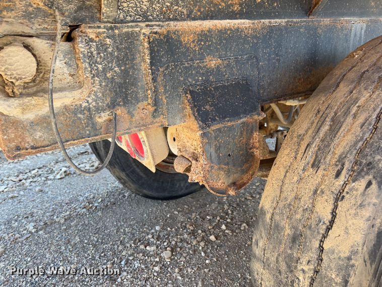 image for item FB3137 1984 Superior Trailer Works 7700WS end dump pup trailer