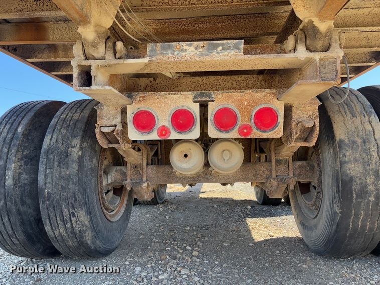 image for item FB3137 1984 Superior Trailer Works 7700WS end dump pup trailer