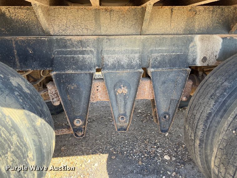 image for item FB3137 1984 Superior Trailer Works 7700WS end dump pup trailer