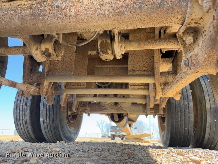 image for item FB3137 1984 Superior Trailer Works 7700WS end dump pup trailer