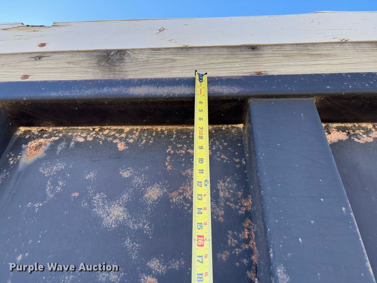 image for item FB3137 1984 Superior Trailer Works 7700WS end dump pup trailer