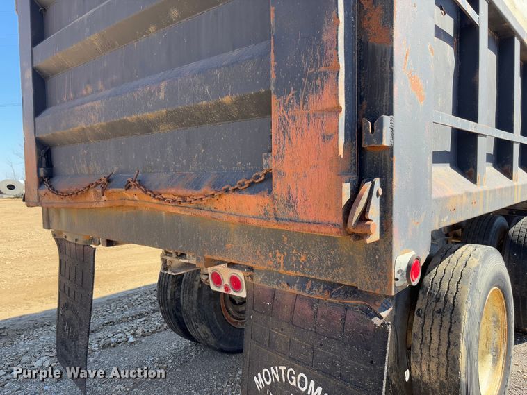 image for item FB3137 1984 Superior Trailer Works 7700WS end dump pup trailer