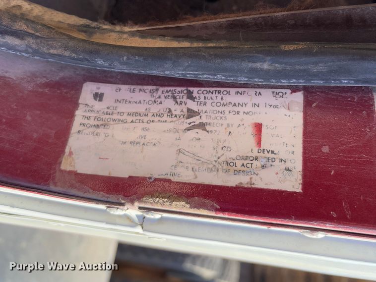 image for item FB3149 1986 International F9370 dump truck