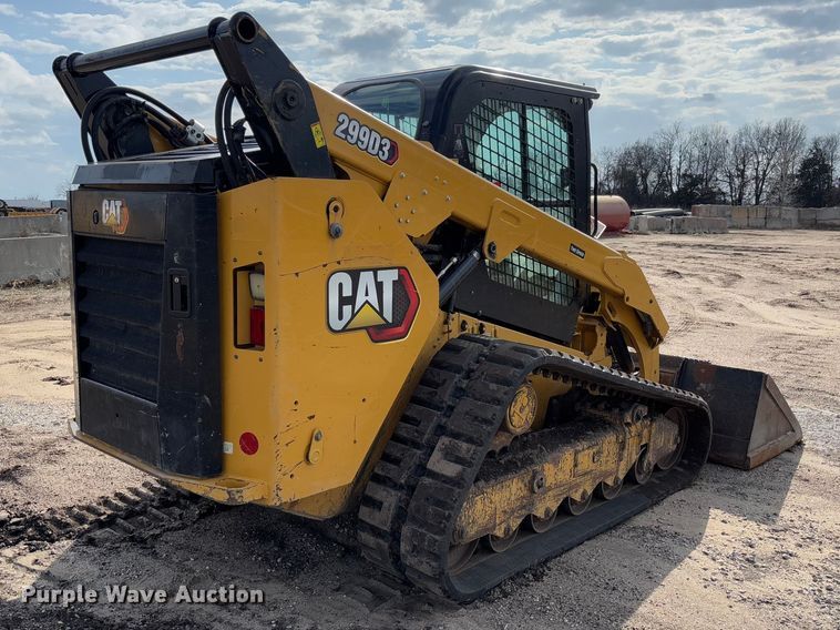 image for item FB3183 2021 Caterpillar 299D3 tracked skid steer loader