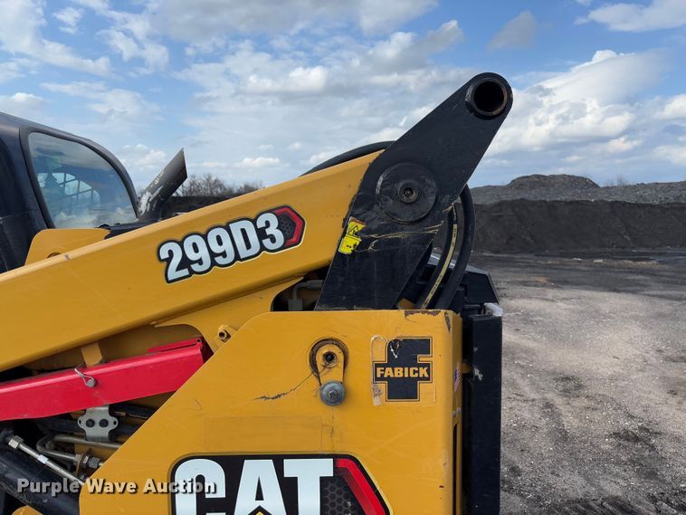 image for item FB3183 2021 Caterpillar 299D3 tracked skid steer loader