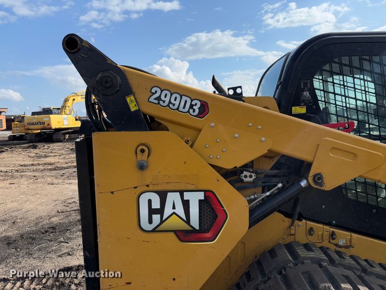 image for item FB3183 2021 Caterpillar 299D3 tracked skid steer loader