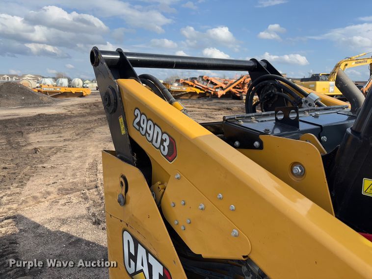 image for item FB3183 2021 Caterpillar 299D3 tracked skid steer loader