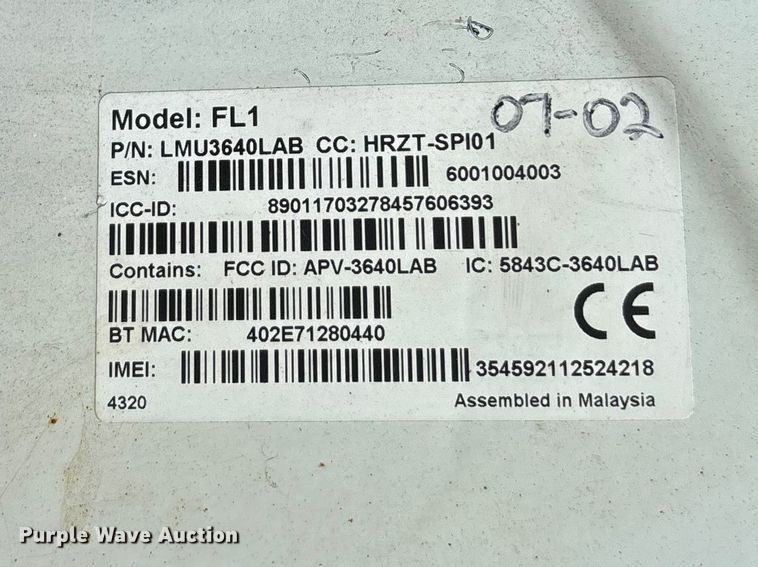 image for item FB3189 2002 Chevrolet C7 bucket truck