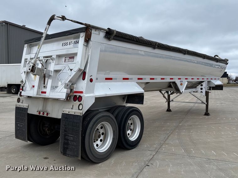 image for item FB3191 2016 Travis S/97 end dump trailer