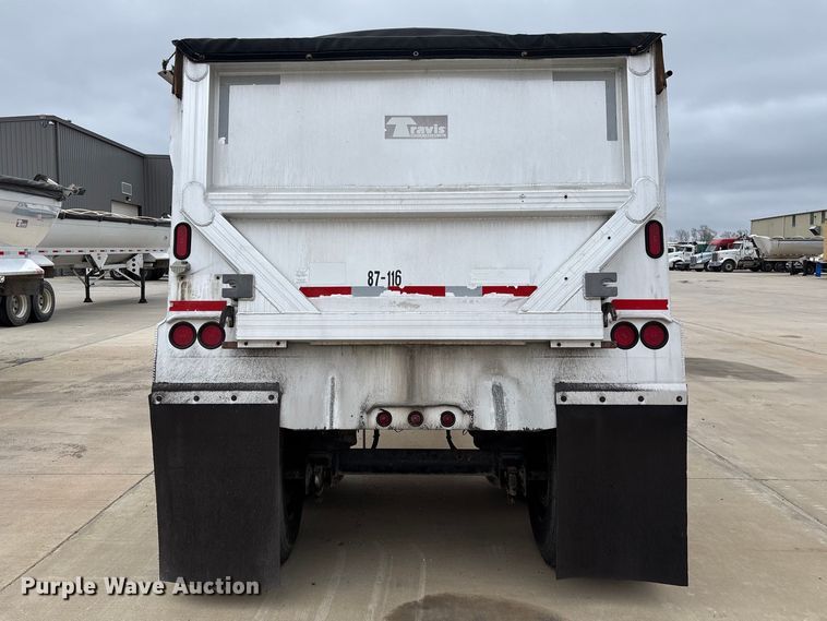 image for item FB3192 2017 Travis S/97 end dump trailer