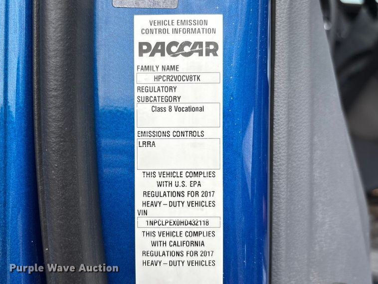 image for item FB3567 2017 Peterbilt 567 dump truck