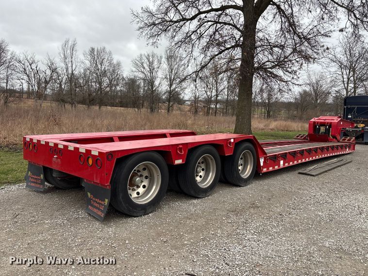 image for item FB3575 2019 Rampant trailers LLC DG55 lowboy equipment trailer
