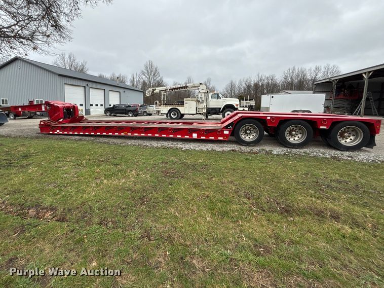 image for item FB3575 2019 Rampant trailers LLC DG55 lowboy equipment trailer