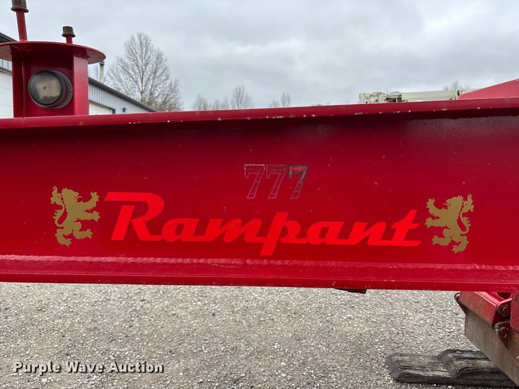 image for item FB3575 2019 Rampant trailers LLC DG55 lowboy equipment trailer