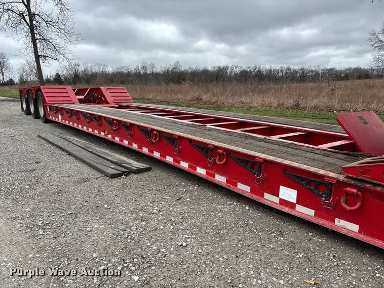 image for item FB3575 2019 Rampant trailers LLC DG55 lowboy equipment trailer