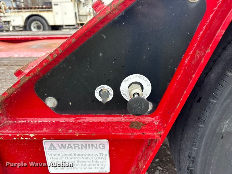 image for item FB3575 2019 Rampant trailers LLC DG55 lowboy equipment trailer