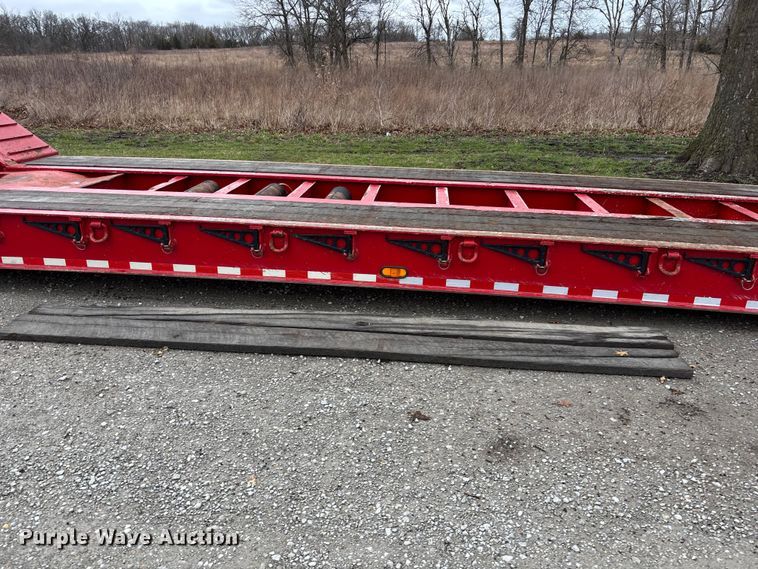 image for item FB3575 2019 Rampant trailers LLC DG55 lowboy equipment trailer
