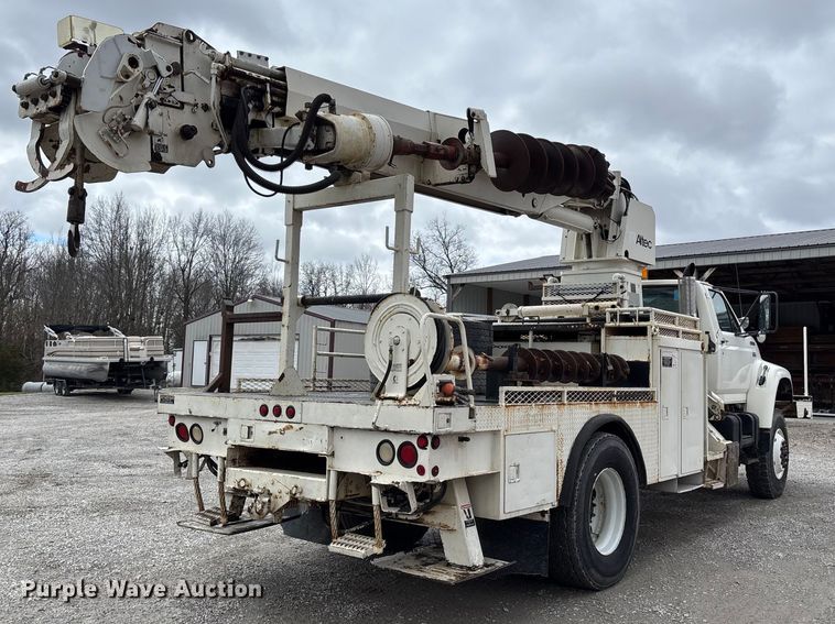 image for item FB3576 1997 Ford F800 digger derrick truck