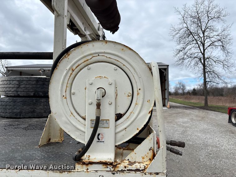 image for item FB3576 1997 Ford F800 digger derrick truck