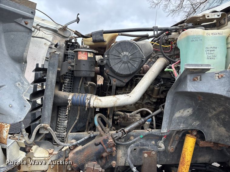 image for item FB3576 1997 Ford F800 digger derrick truck